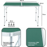 Набор мебели для пикника GREEN GLADE M790-3 зелёный